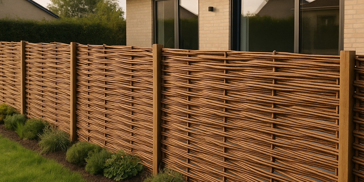 Læhegn monteret i dansk have – 120–200 cm højde